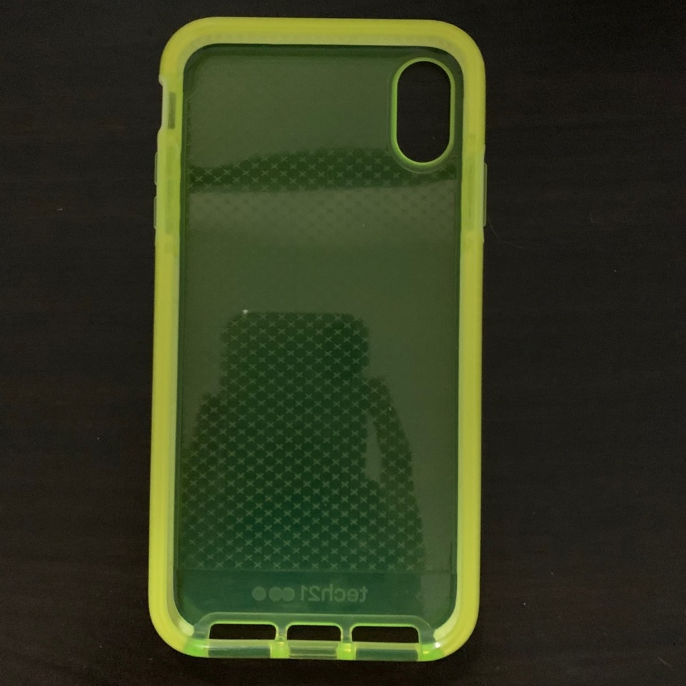 Yellow Tech21 iPhone XS Max Case